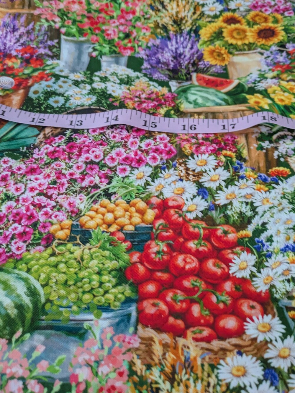 Timeless Treasures Fresh Farm Products Cotton Fabric By The Yard